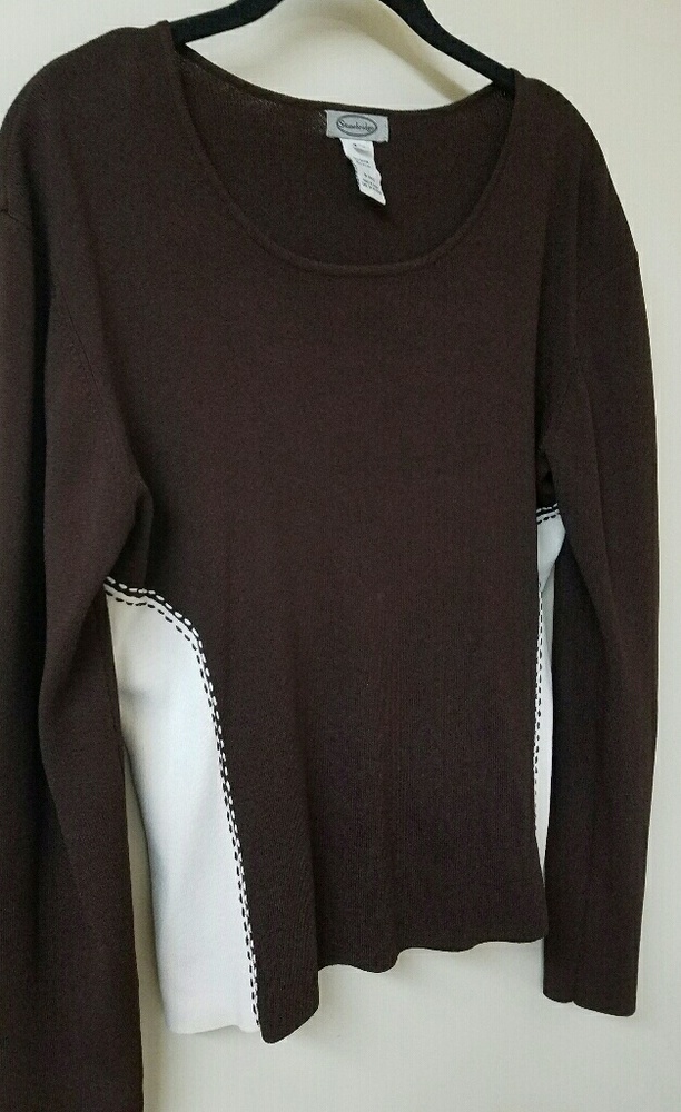 Stonebridge scoop neck long sleeve top